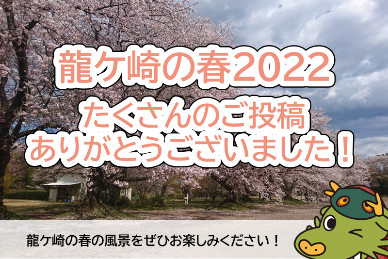龍ケ崎の春2022　たくさんのご投稿ありがとうございました!